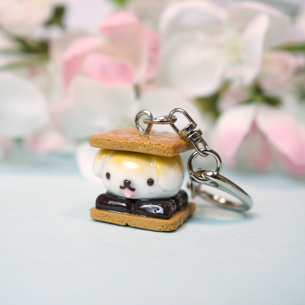 Smores Cat and Dog Keychain