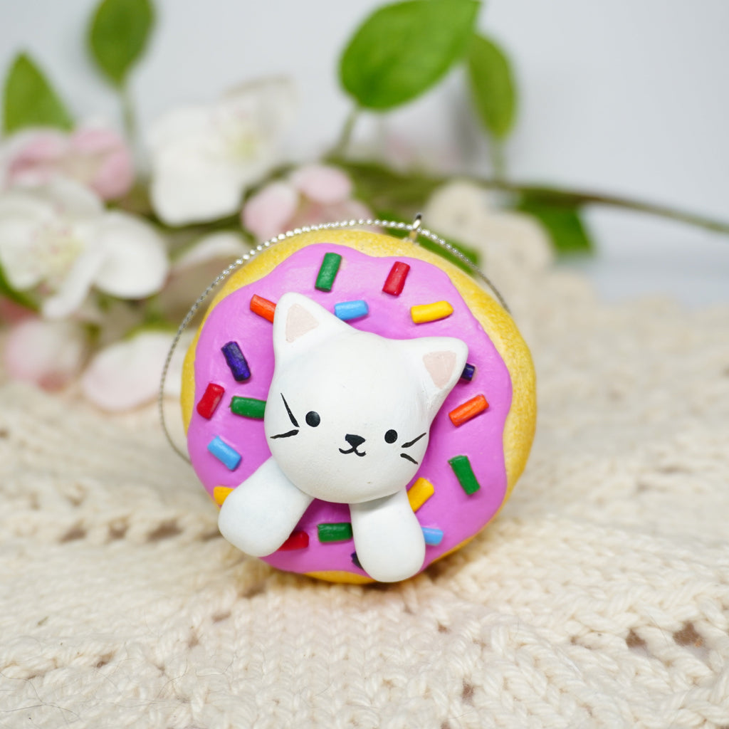 Donut Cat Ornament