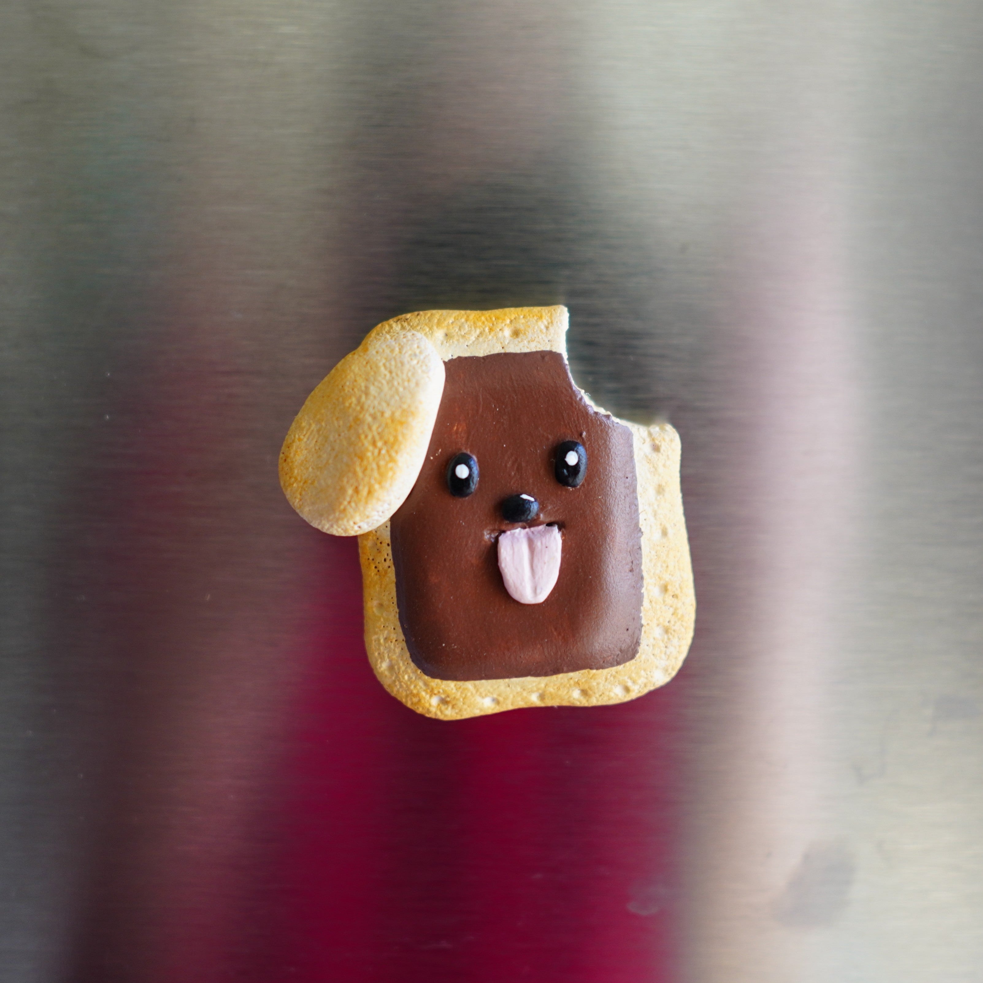 Polymer Puns Pup Tart Magnets