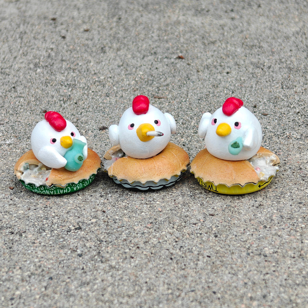 Polymer Puns Chicken  Pot Pie