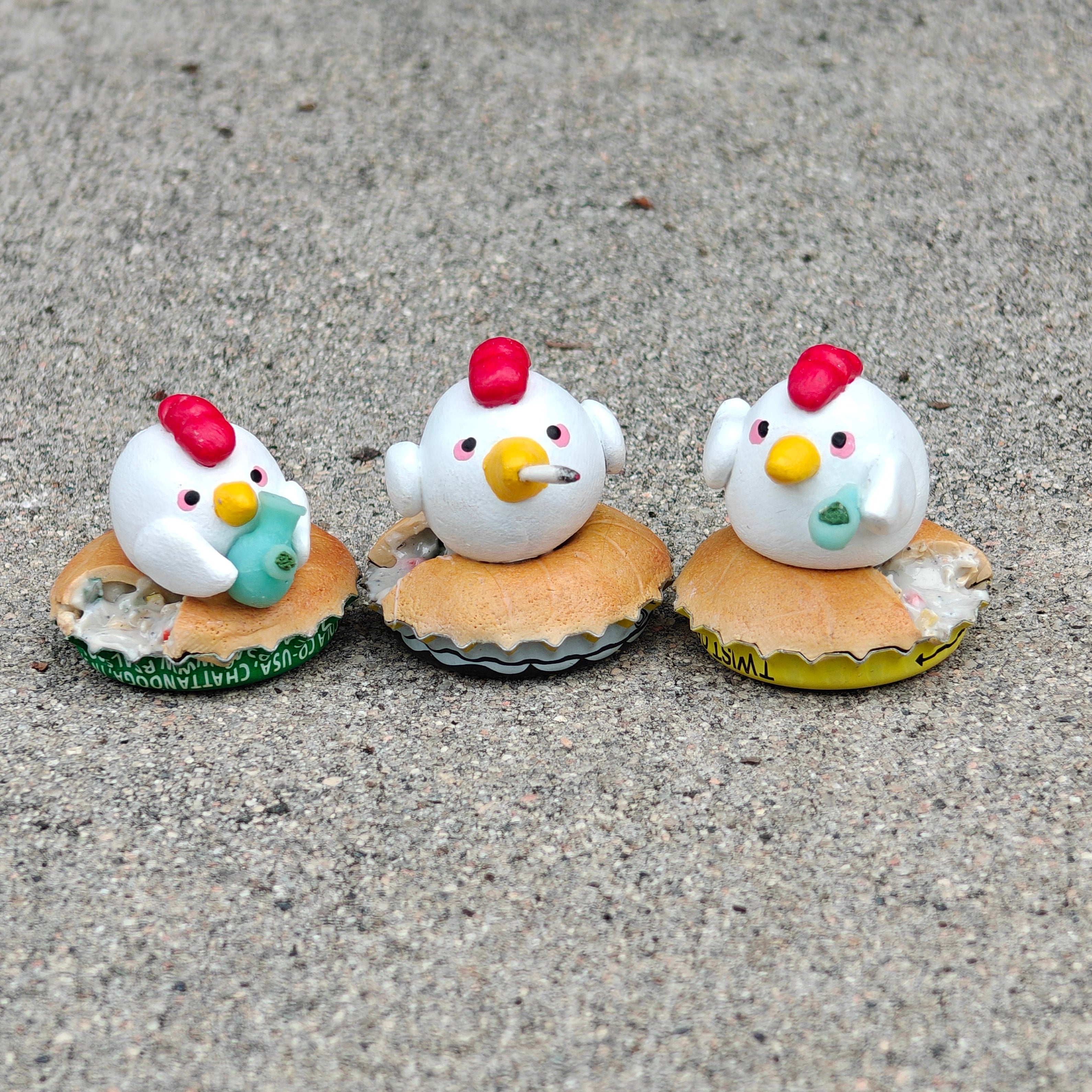 Polymer Puns Chicken  Pot Pie