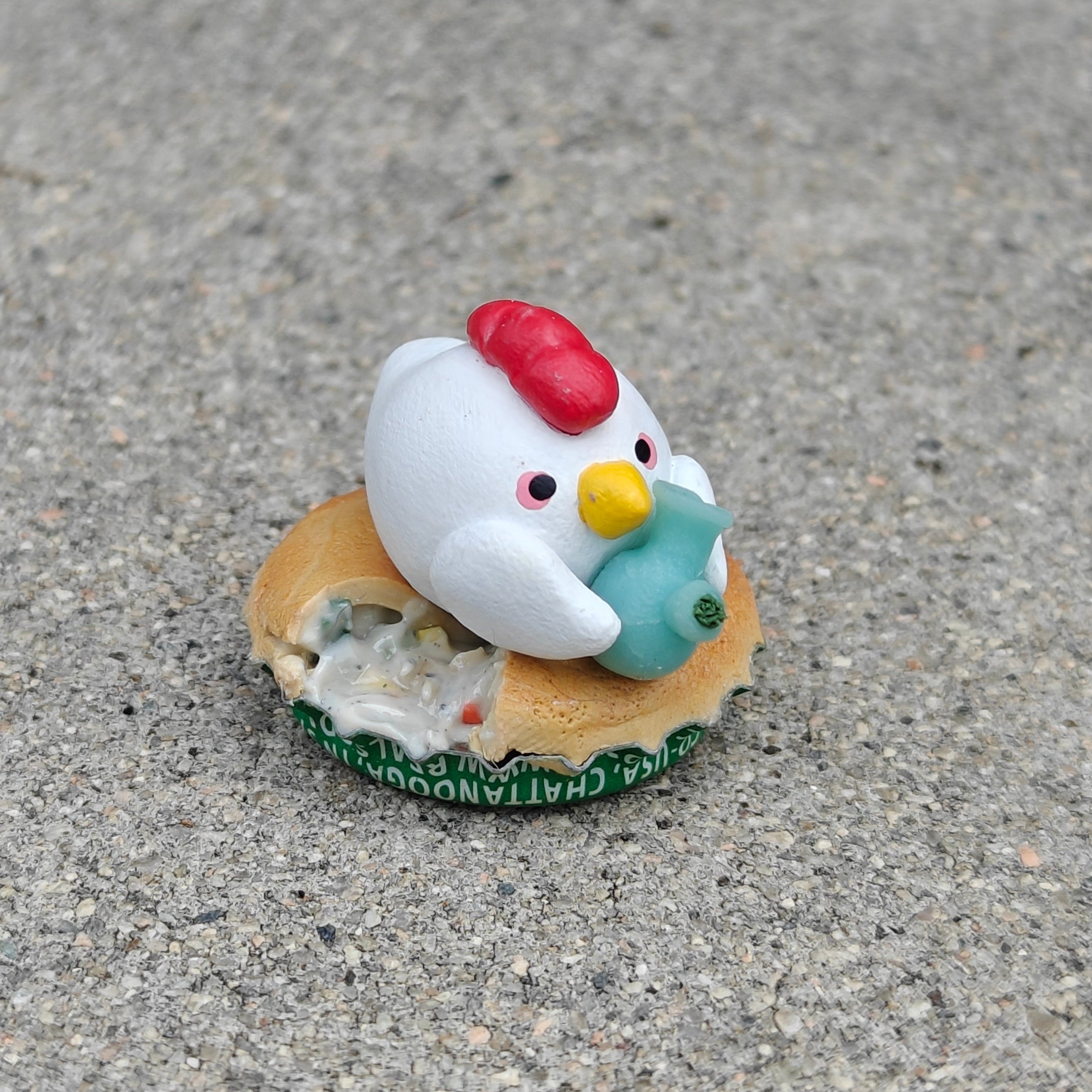 Polymer Puns Chicken  Pot Pie