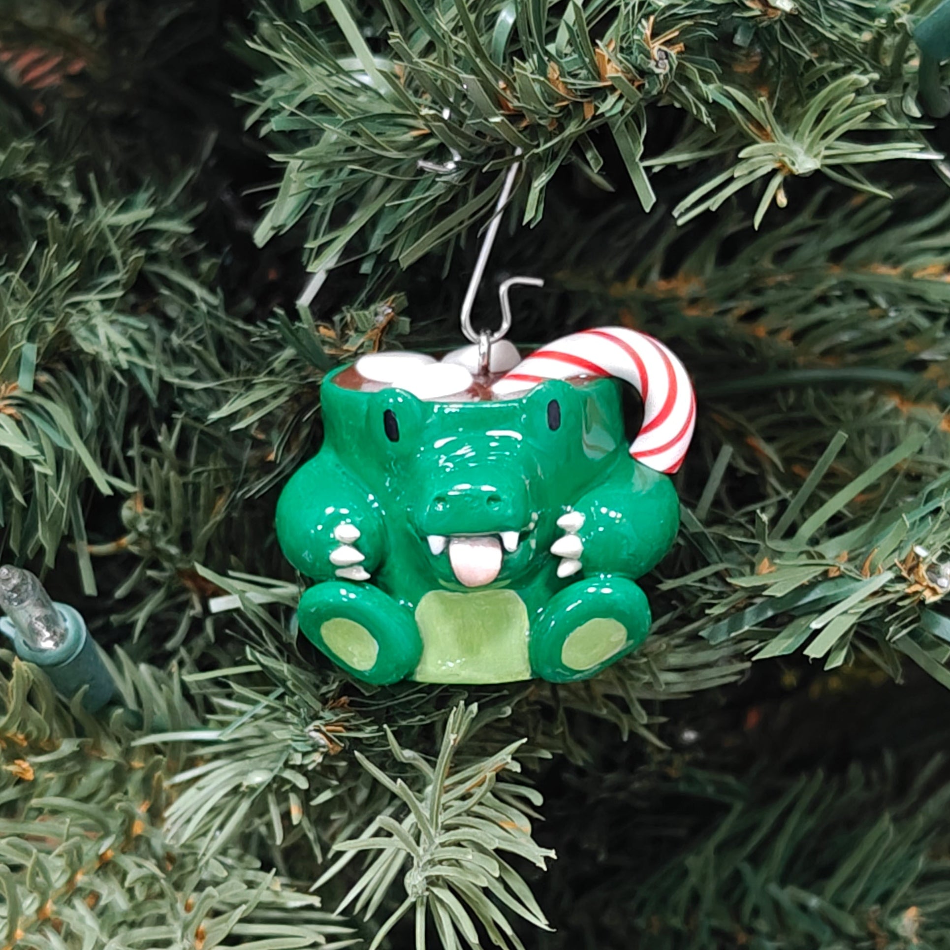 Polymer Puns Hot Croclate Ornament